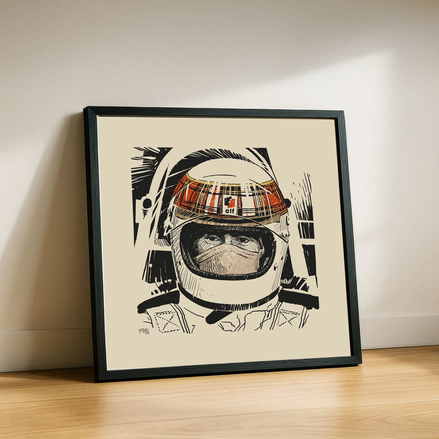 Lid Legend - Jackie Stewart Art Print