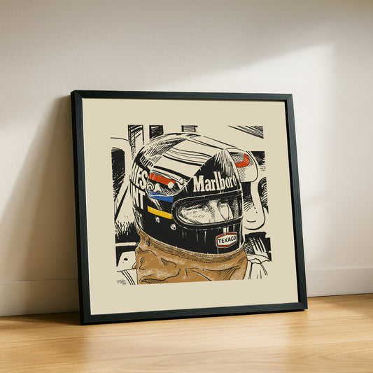 Lid Legend - James Hunt Art Print
