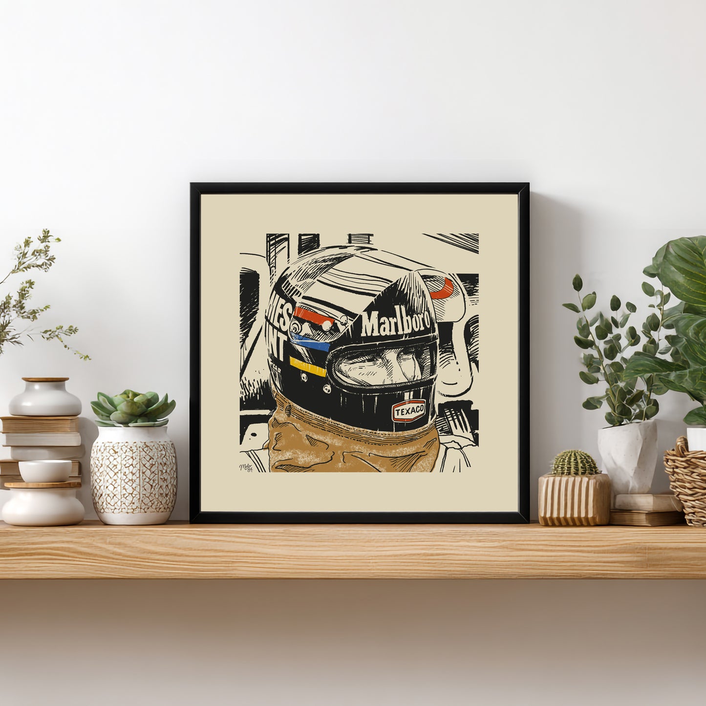 Lid Legend - James Hunt Art Print