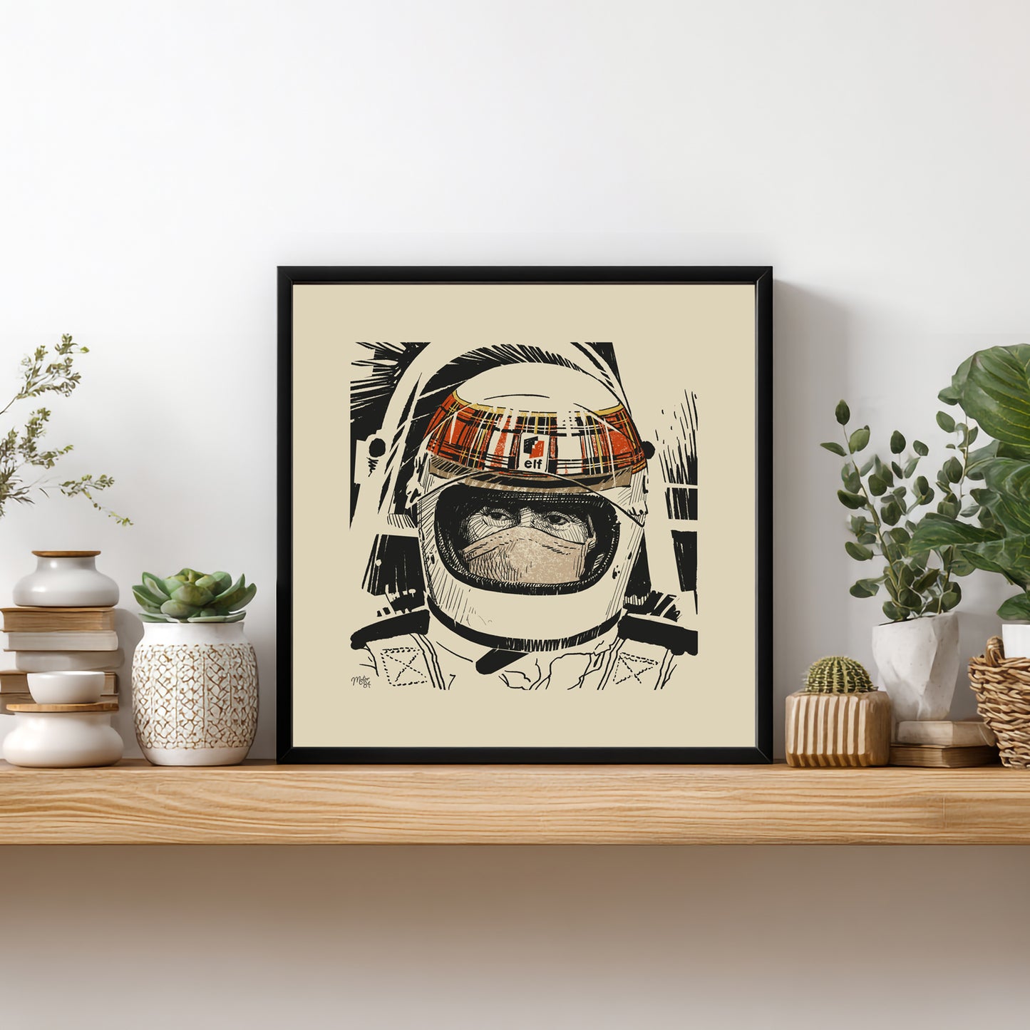 Lid Legend - Jackie Stewart Art Print