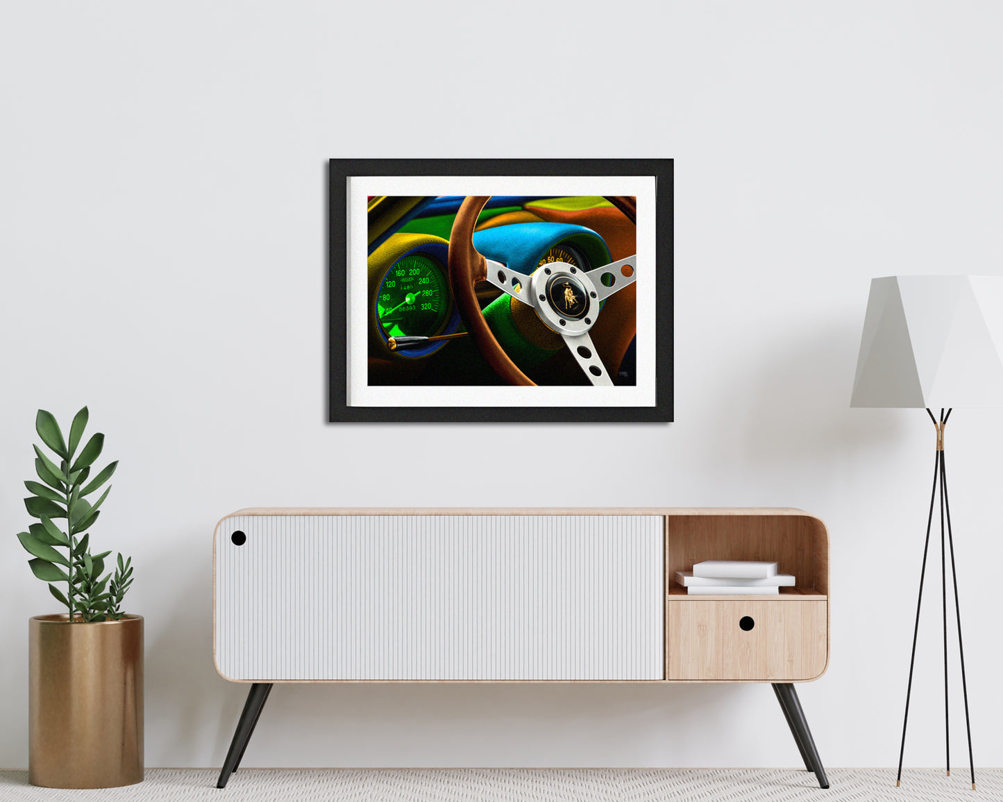 Psychedelic Lamborghini Miura