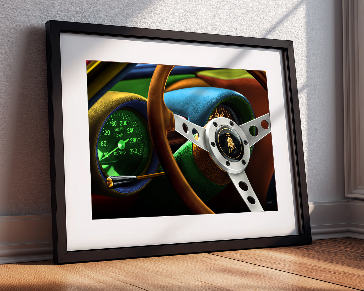 Psychedelic Lamborghini Miura