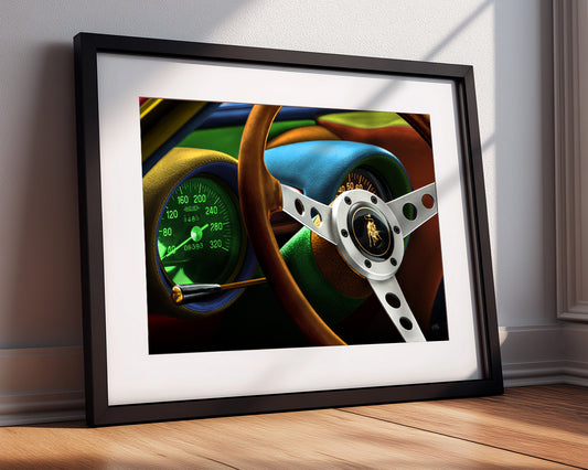 Psychedelic Lamborghini Miura