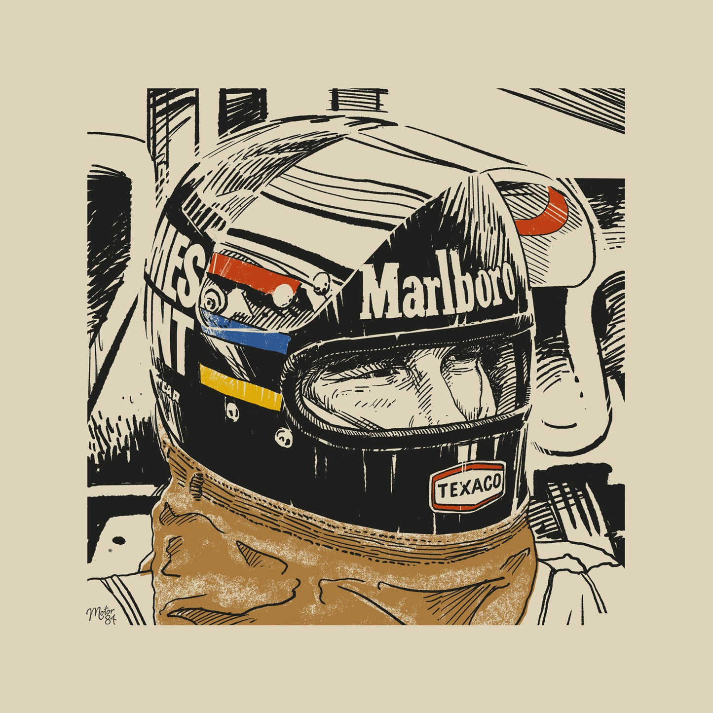 Lid Legend - James Hunt Art Print